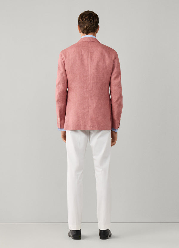 Linen Delave Hopsack Blazer