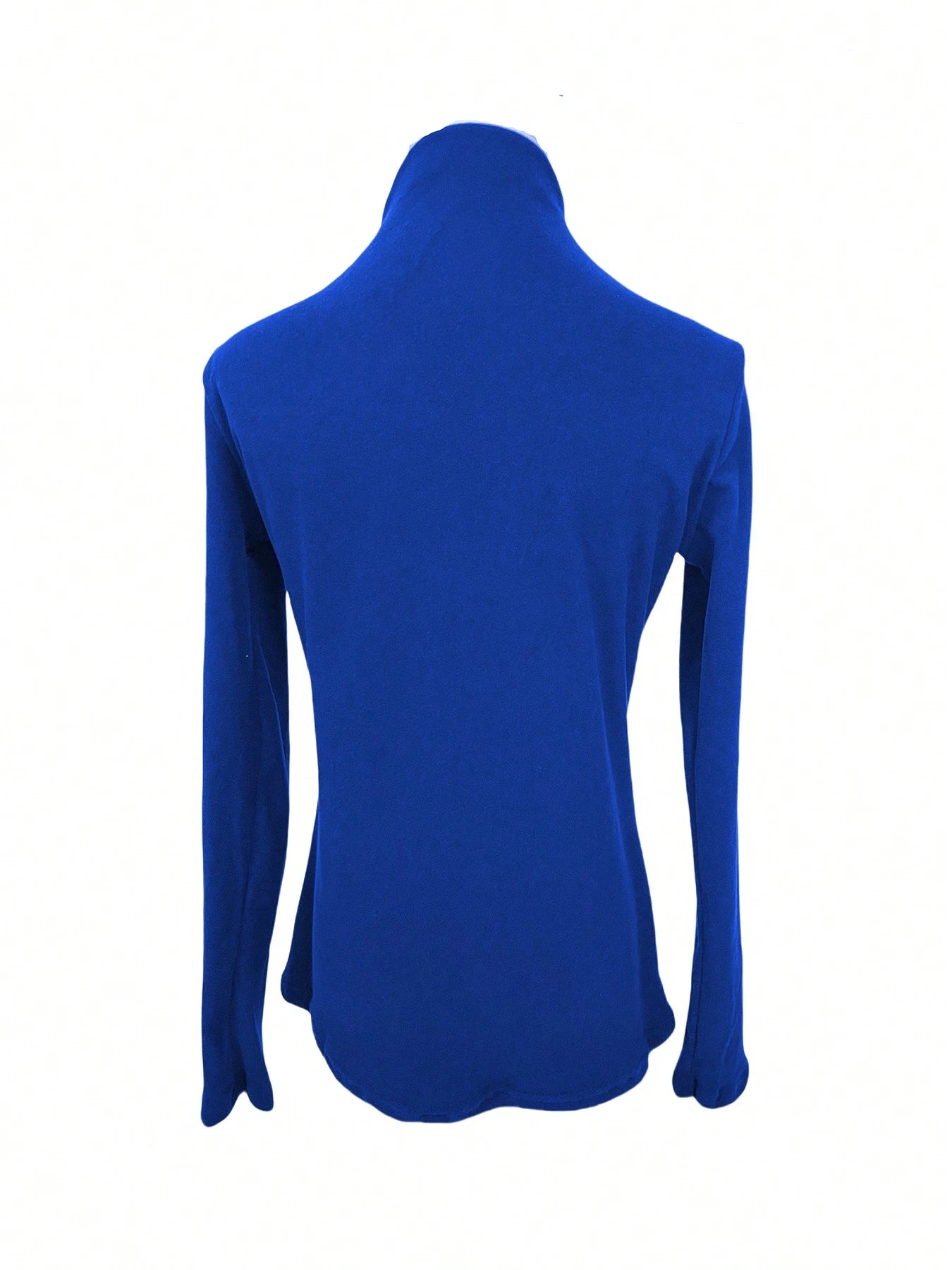 Women's Thicken Fleece Turtleneck Thermal Undershirt, Stylish Splice Rib Knit Design