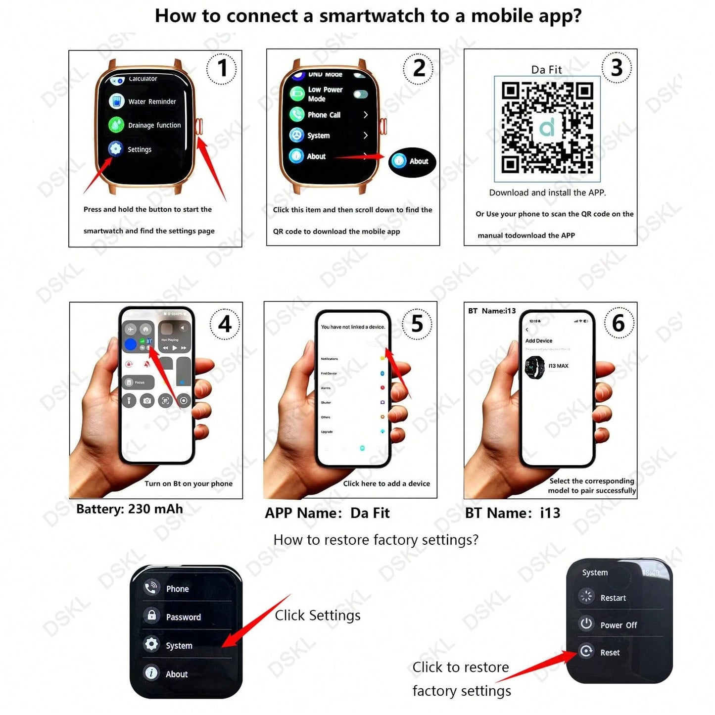 Waterproof Smart Watch, Wireless Call/Dial, Multiple Sports Modes, Incoming Call Alert And Rejection, SMS Notification, Customizable Wallpaper, Compatible With Smartphone/Android System
