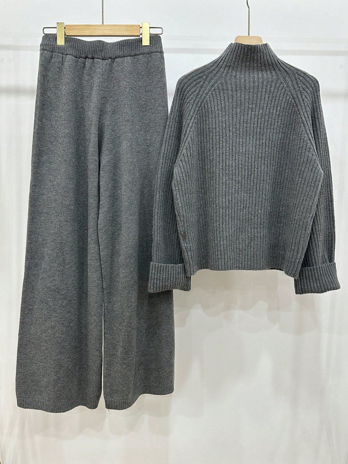 Women's Winter Casual Elegant Lounge Knit Sweater Set