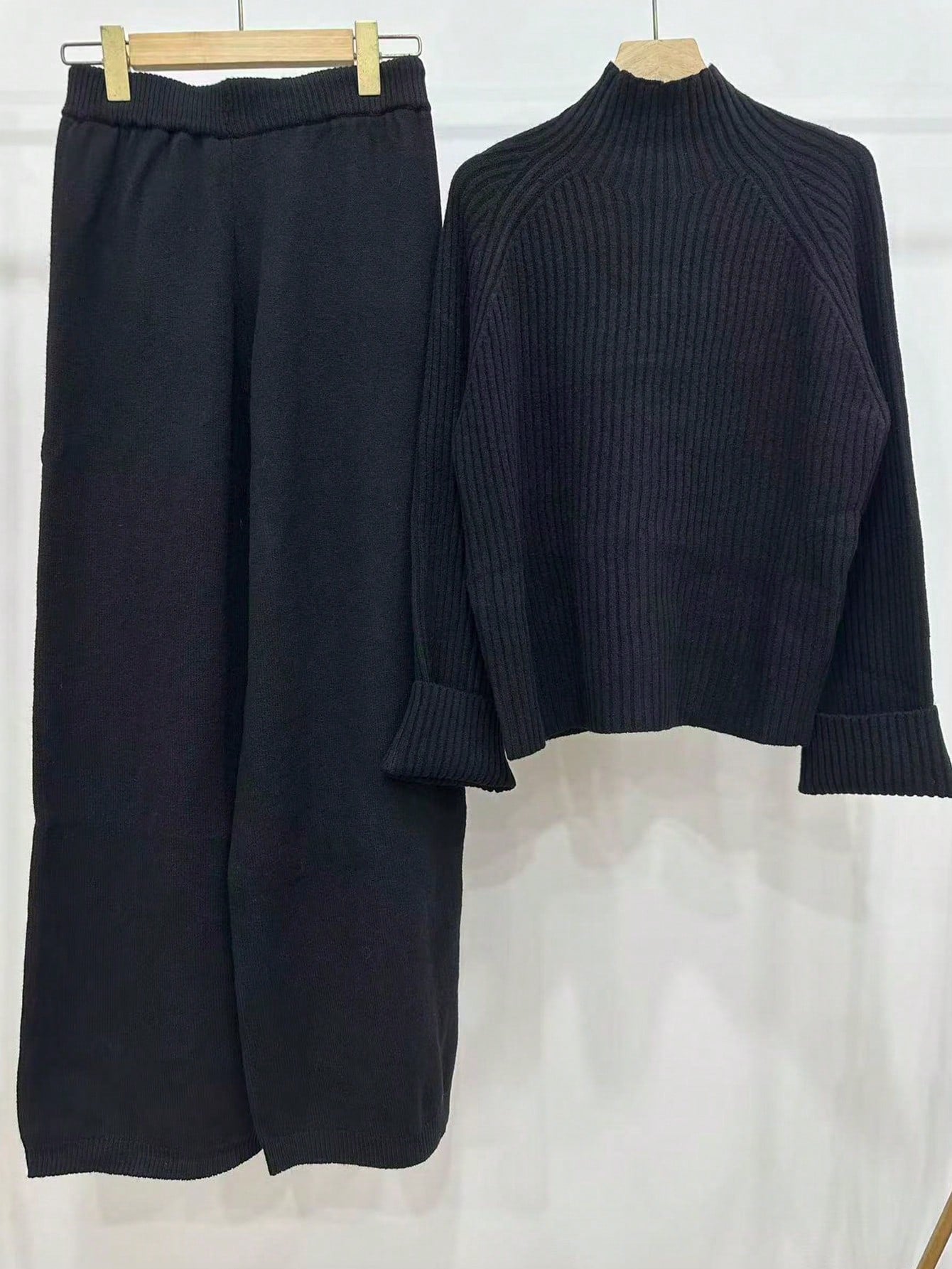 Women's Winter Casual Elegant Lounge Knit Sweater Set