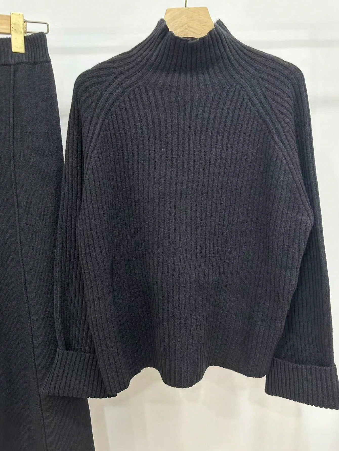Women's Winter Casual Elegant Lounge Knit Sweater Set