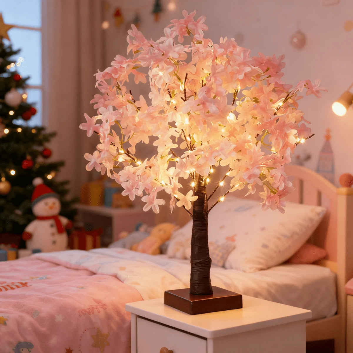 Dreamy Pink Sakura Tree Lamp