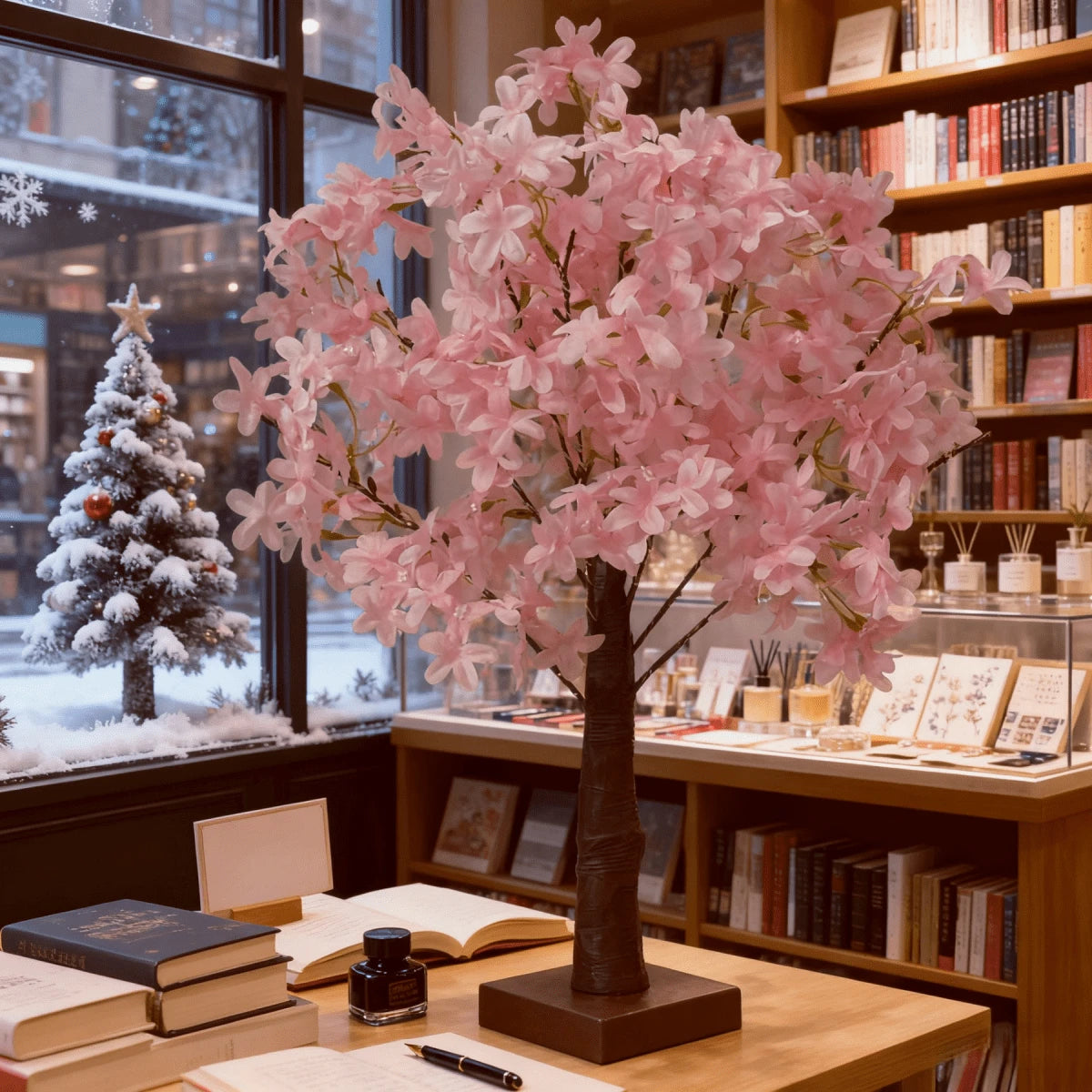 Dreamy Pink Sakura Tree Lamp