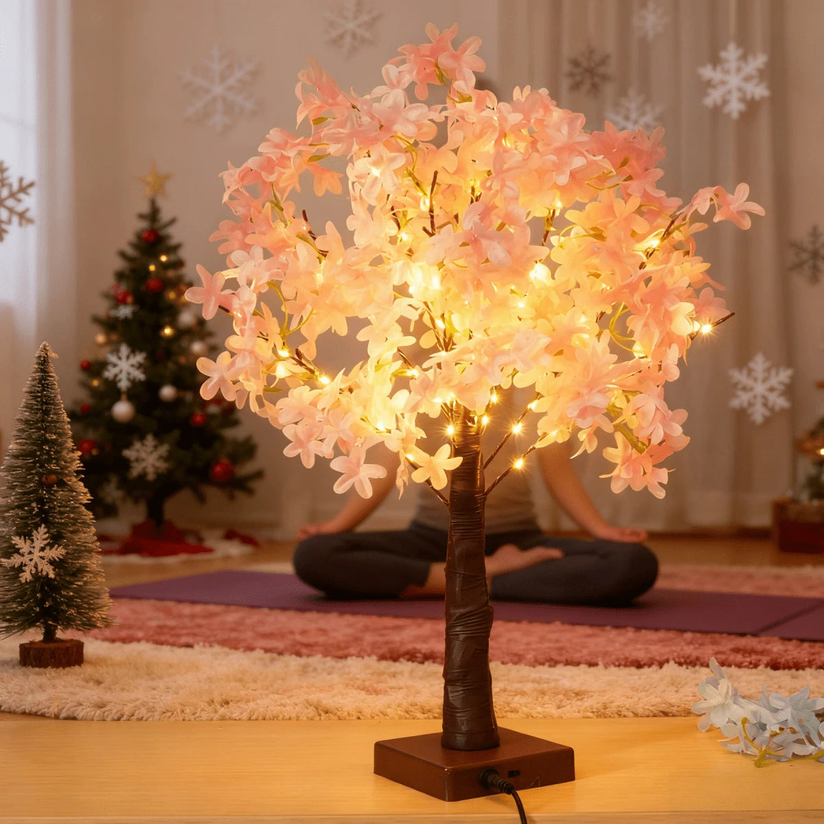 Dreamy Pink Sakura Tree Lamp