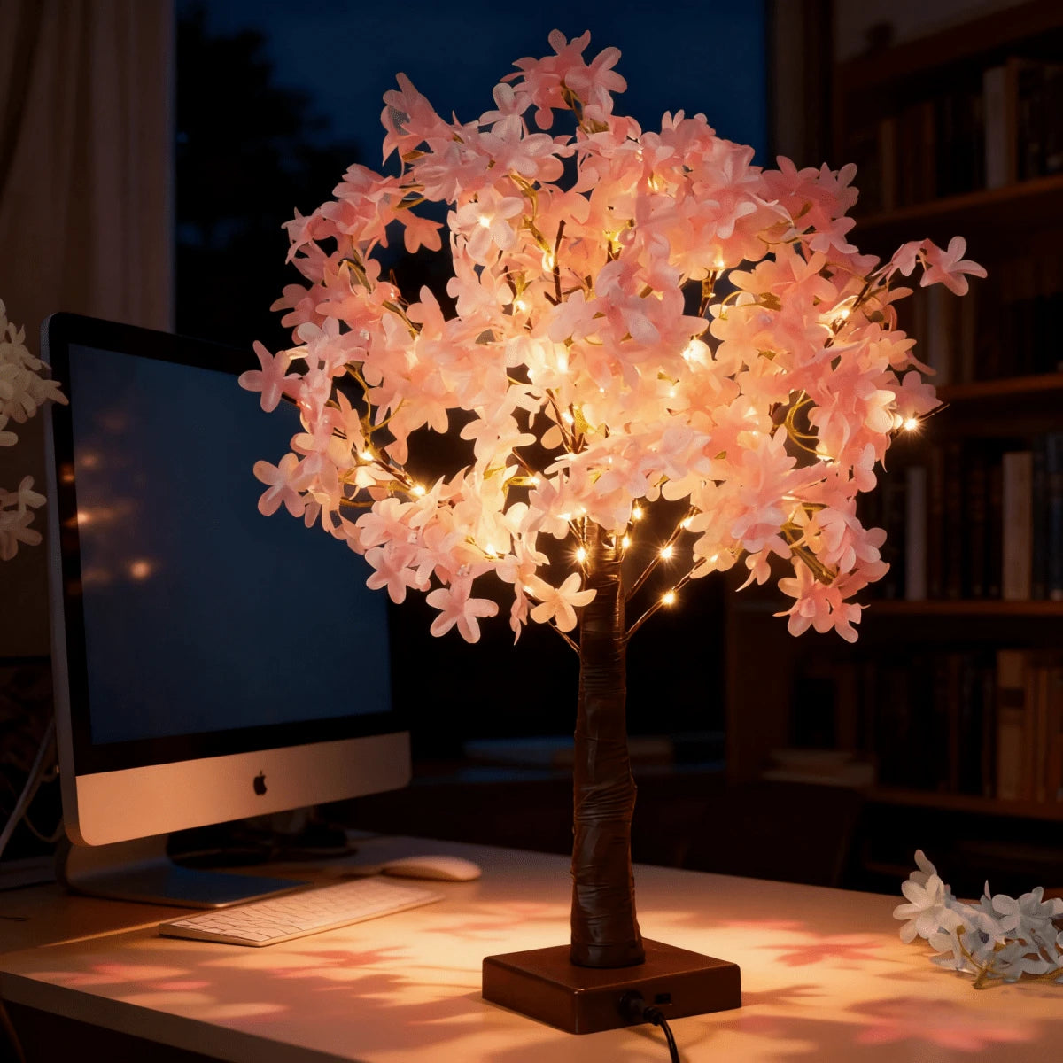 Dreamy Pink Sakura Tree Lamp